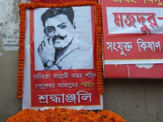 Sanjukta Kisan Morcha paid tribute to Freedom Fighter Chandra Shekhar Azad